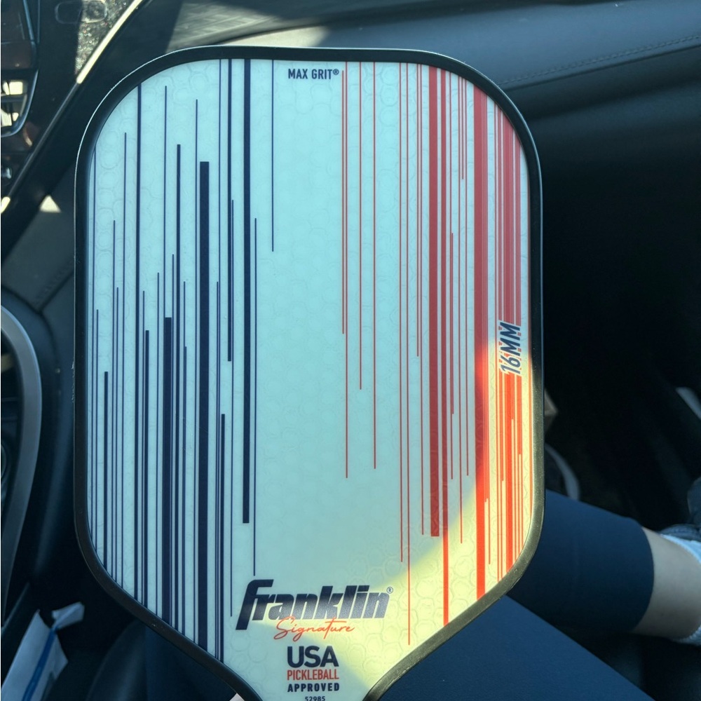 SOLD Franklin Pickleball Paddle with Red and Blue Stripes - Picture 3 of 8